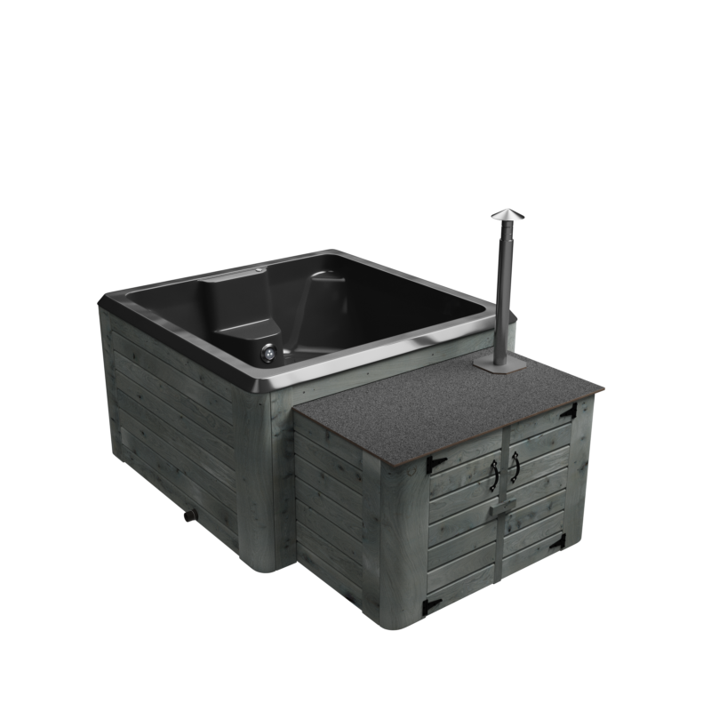 Polar Night Hottub met bioheater